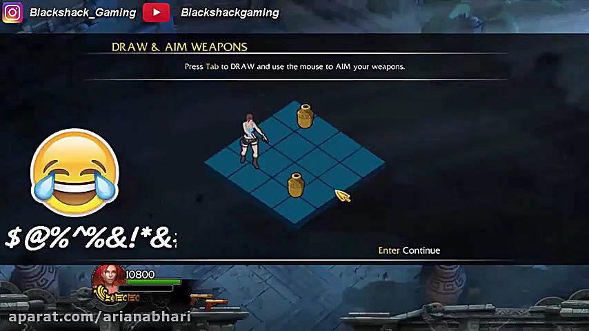 بخش هایی از گیم پلی بازی لارا...