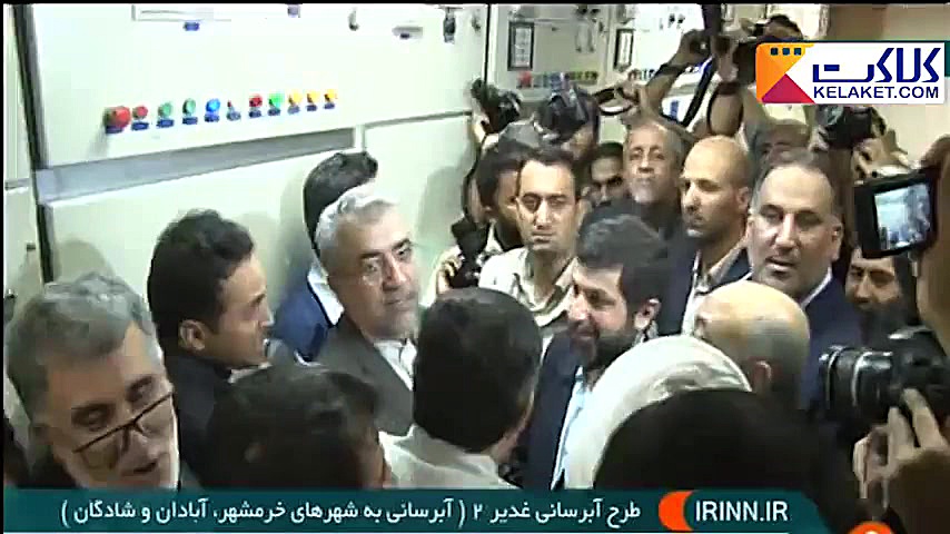 افتتاح طرح آبرسانی غدیر به آبا...