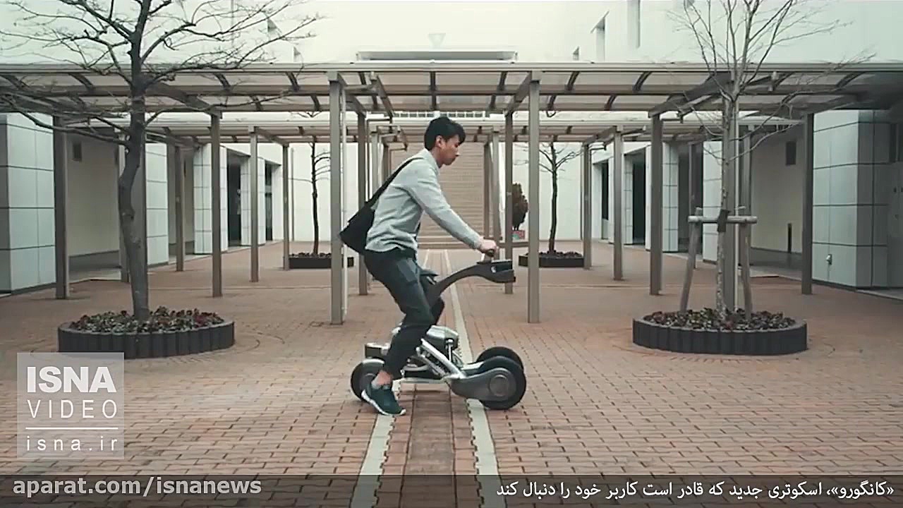 اسکوتری جدید که کاربر خود را د...