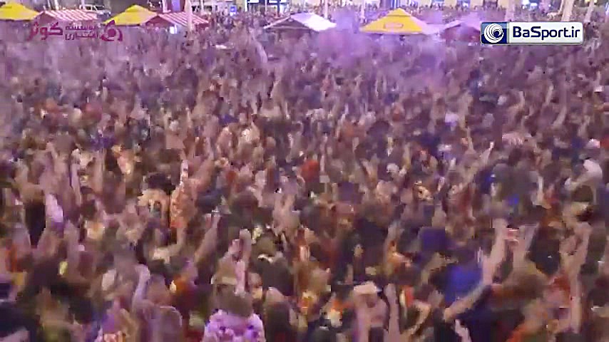 خوشحالی فوق العاده هواداران در...