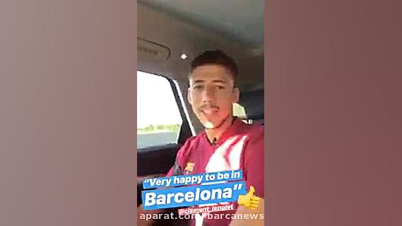 کلمنت لنگلت به بارسلونا رسید