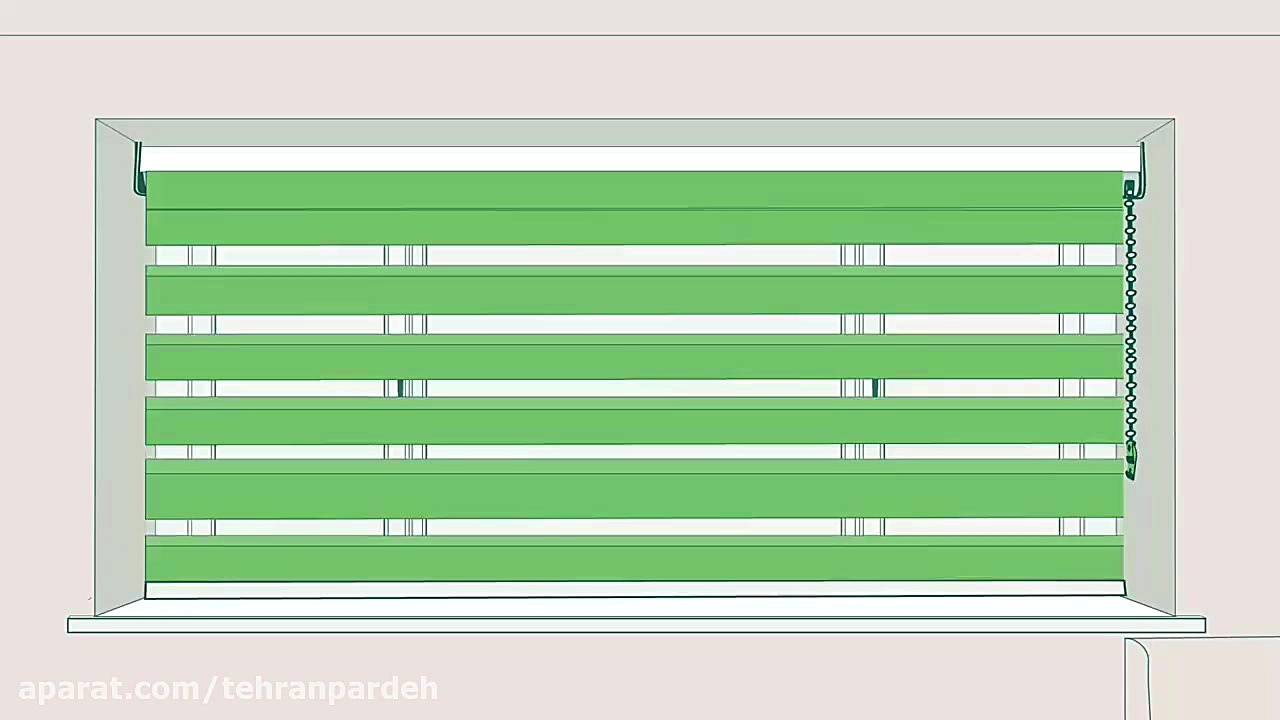 روش نصب پرده زبرا و پرده شید