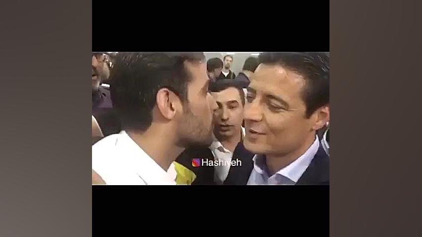 علیرضا فغانی و همسرش در فرودگا...