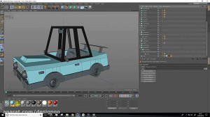طراحی 3D ماشین کارتونی با سینم...