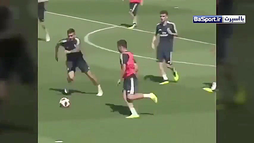 آمادگی بنزما در تمرینات رئال م...