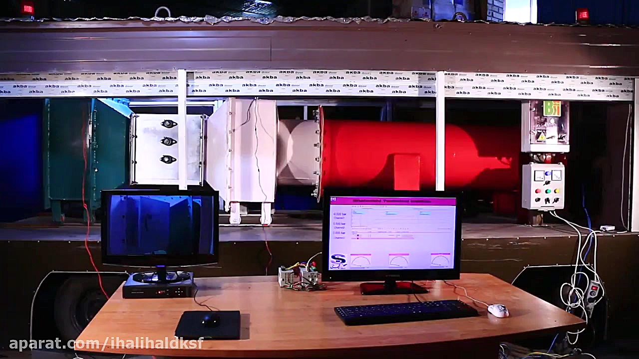 شبیه سازی و تست دمپر ضد انفجار...