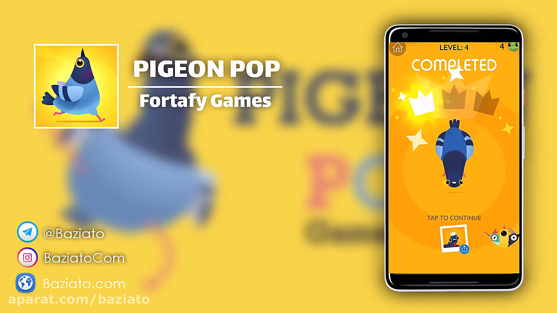 معرفی بازی PIGEON POP؛ جذاب، د...