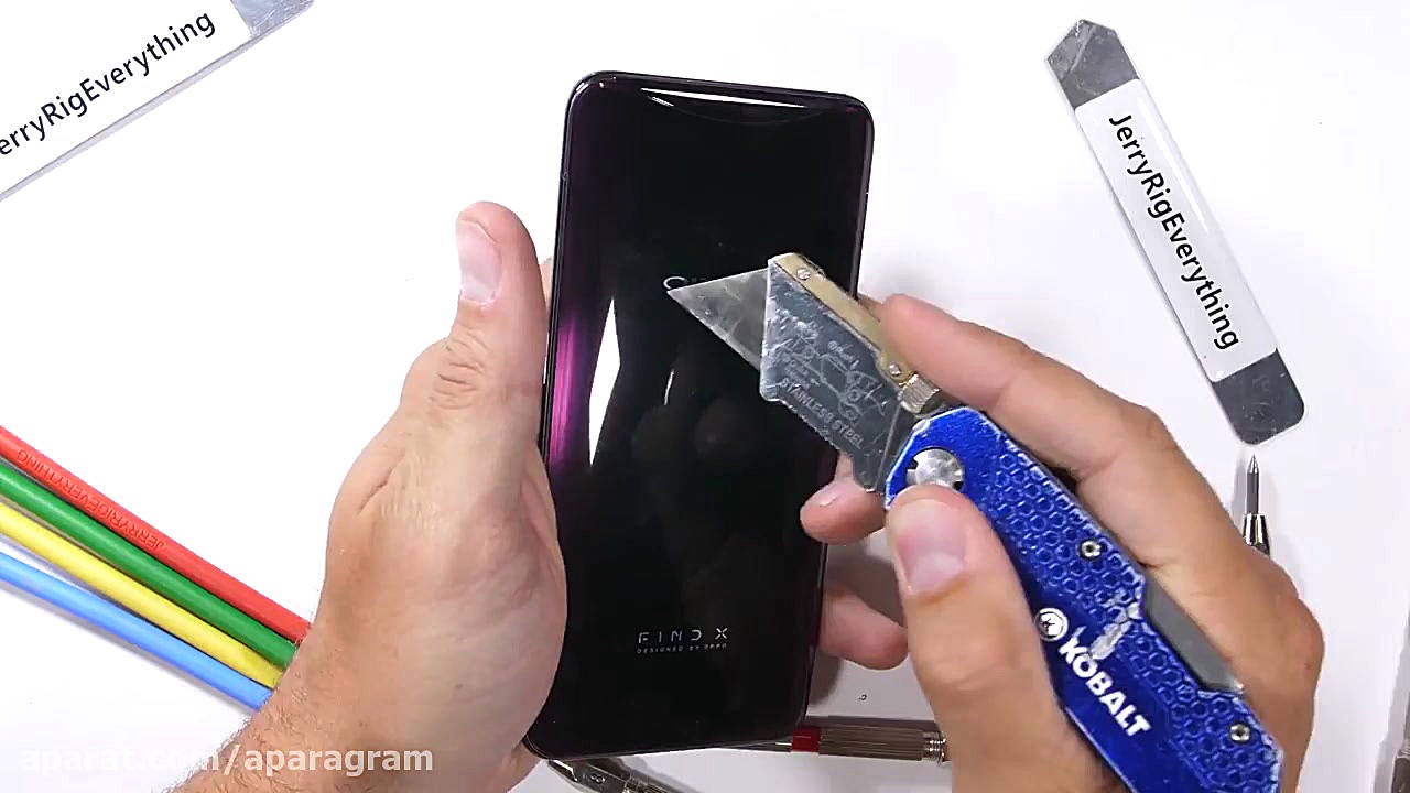 آزمون پایداری گوشی موبایل Oppo...