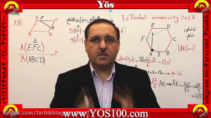YOS100.com حل هندسه آزمون یوس...