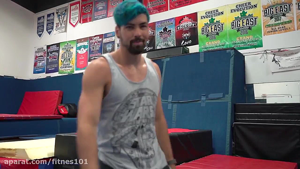 آموزش پشتک زدن (پارکور)