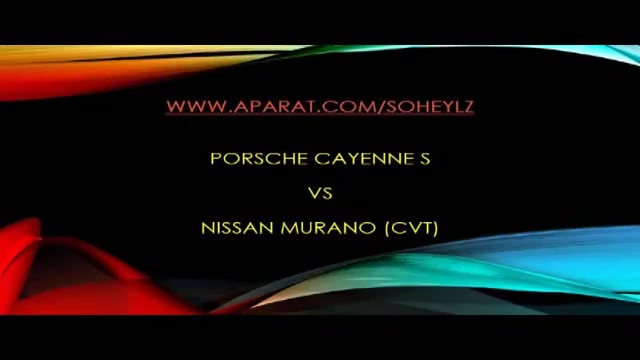 درگ نیسان مورانو با پورشه caye...