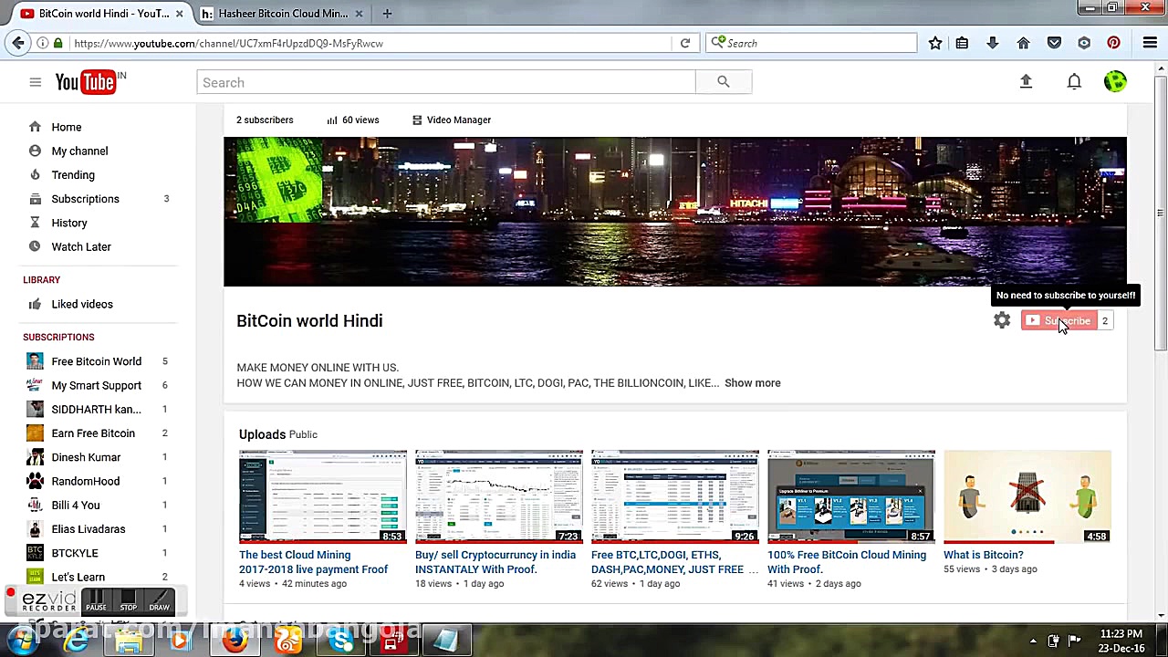 START MINING 0.07 BTC (500 GHS...