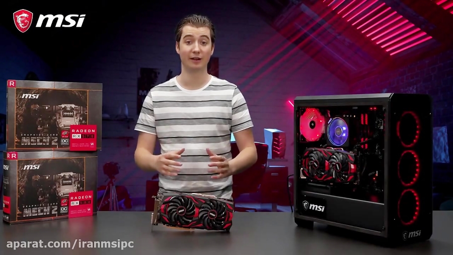 Msi Rx 500 گیمینگ تمام عیار با کارت های گرافیک MSI RX 500 MECH 2