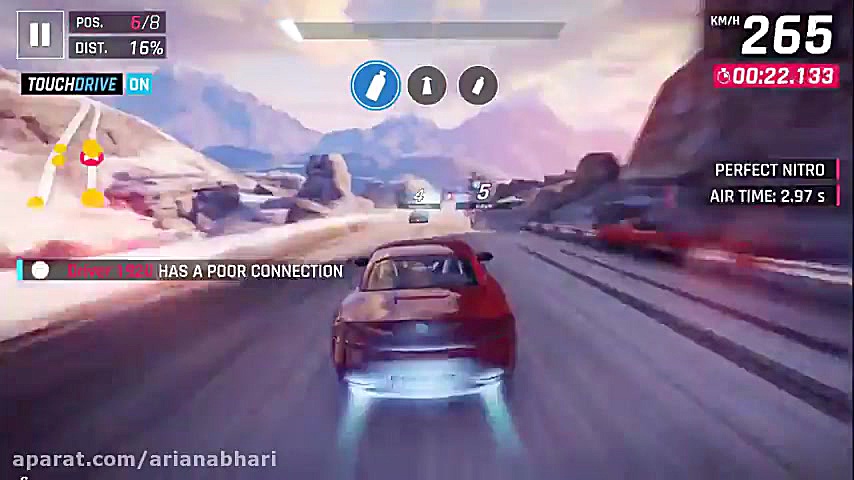 گیم پلی بازی Asphalt 9 چند نفر...