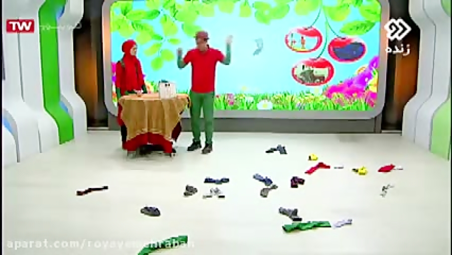 کلیپ عمو مهربان در برنامه باما...