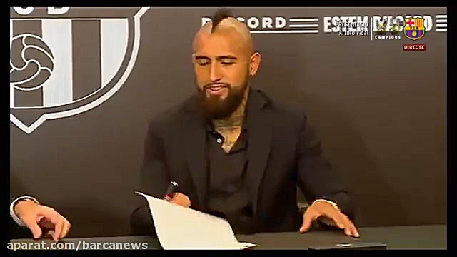 مراسم معارفه آرتورو ویدال در ب...