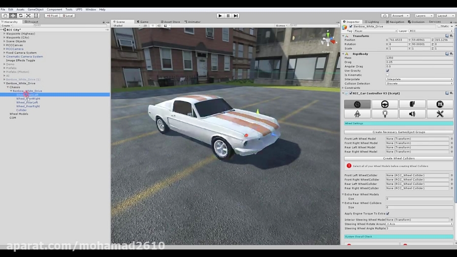 Realistic Car Controller V3.1 How To Create A New Car | Unity 5