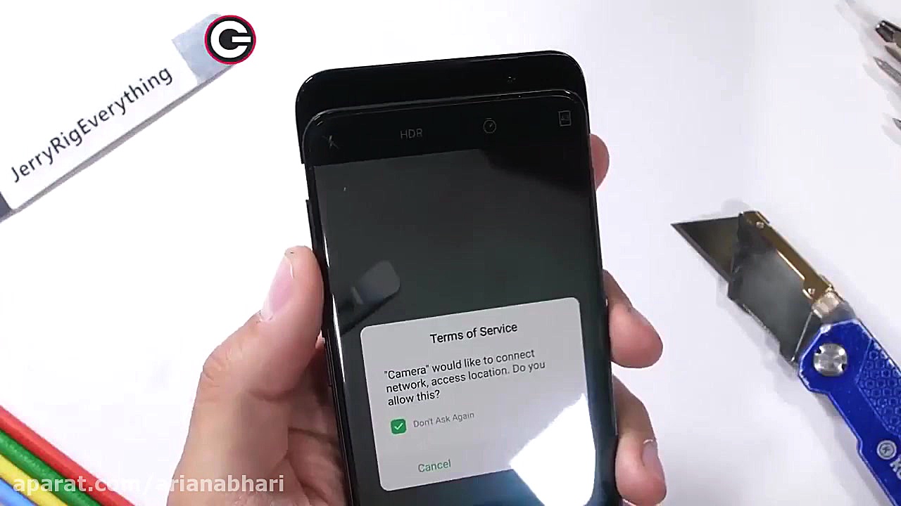 تست مقاومت اوپو فایند ایکس  گج...