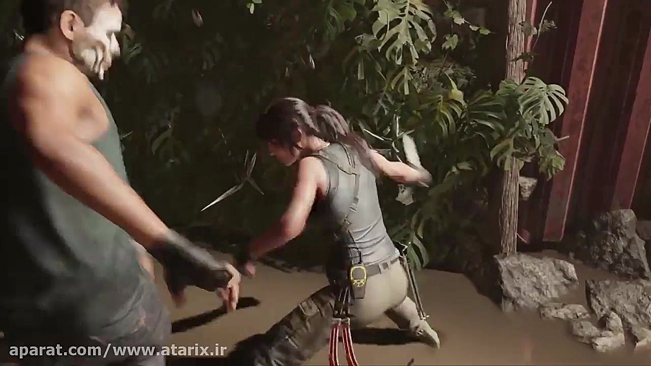 ویدئوی چگونگی مبارزه لارا کراف...