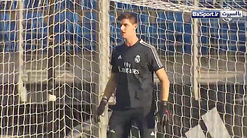 اولین تمرین کورتوا در رئال ماد...