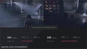تست بنچمارک GTX 1060 vs RX 580