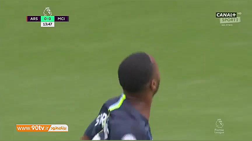 گل اول منچسترسیتی به آرسنال (ا...