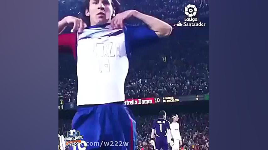 اولین هتریک مسی مقابل رئال