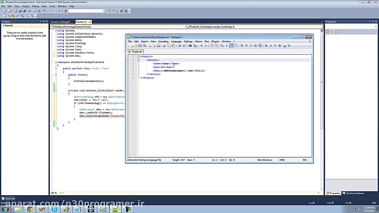 109  Reading XML pt 1