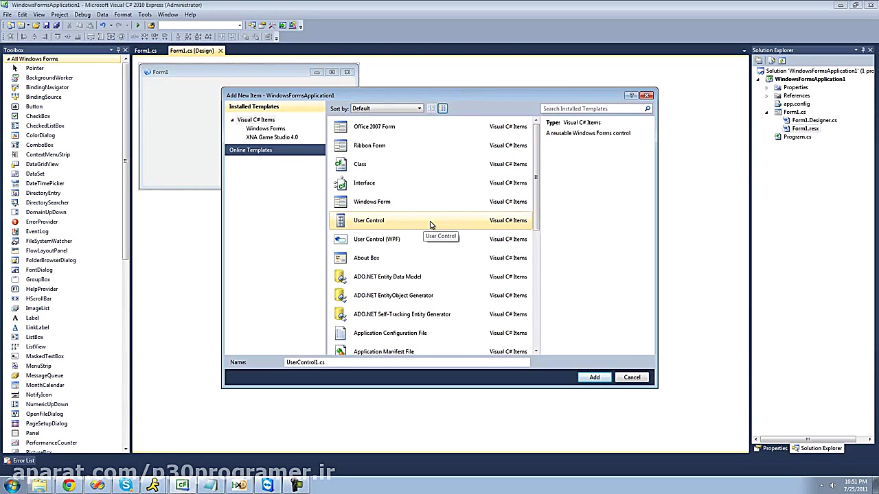 133  Making Controls pt 1