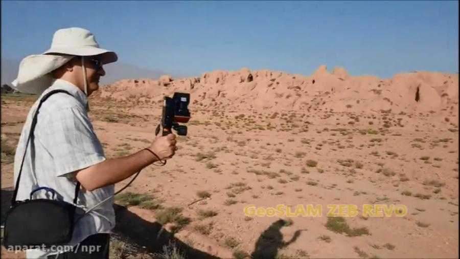 اسکن لیزری کهن دژ نیشابور