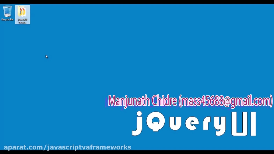 jquery ui video tutorial 08 - Creating Date picker Widg