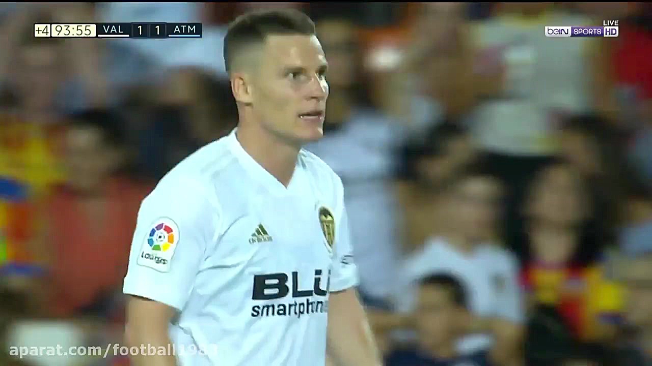 والنسیا ۱  ۱ اتلتیکو مادرید (خ...