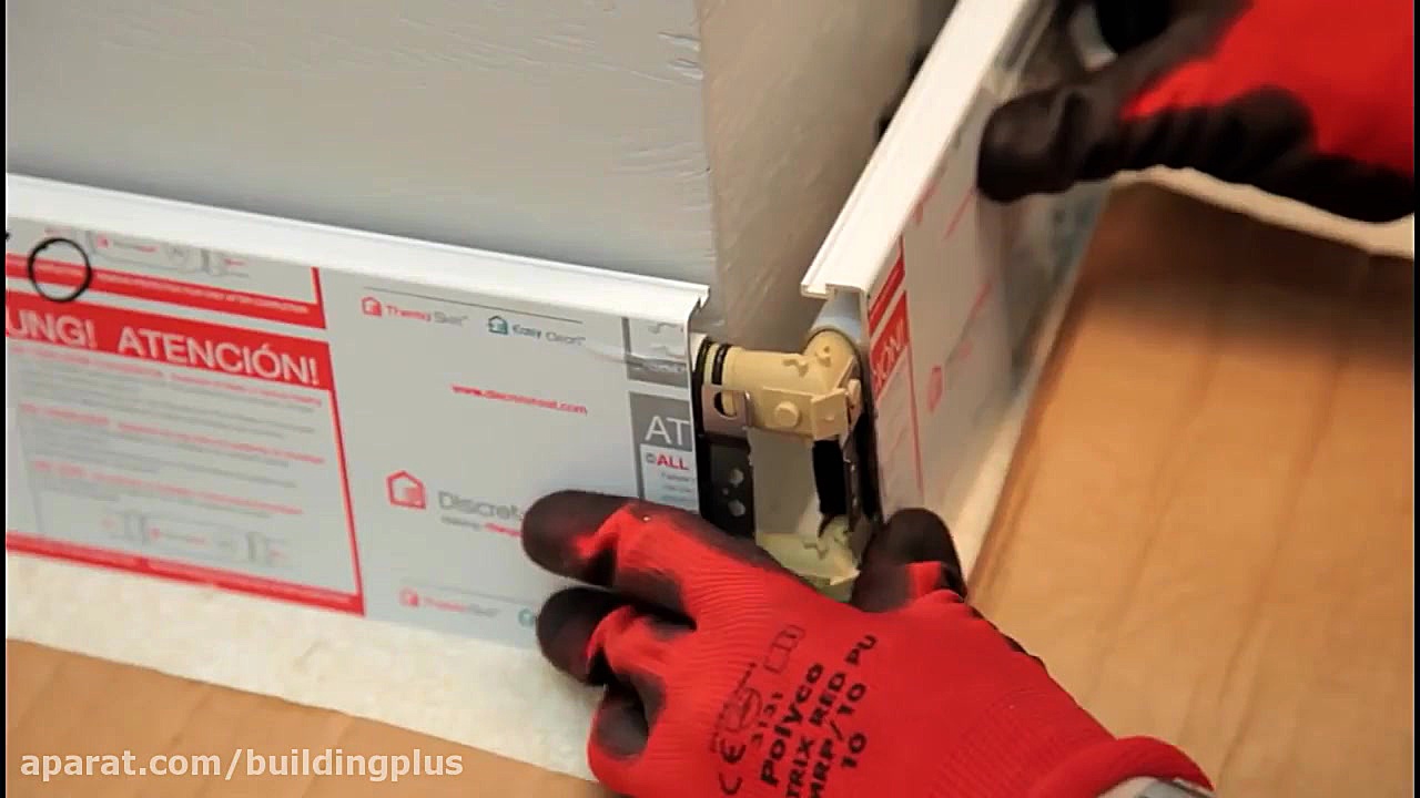 نصب رادیاتور قرنیزی  بیلدینگ پ...