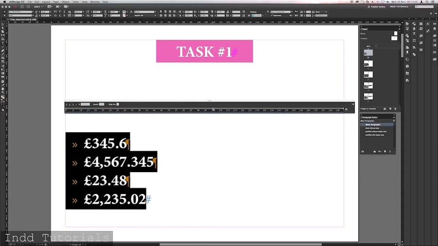 InDesign Tips and Tricks (TAB secrets) – Tutorial (Full HD)