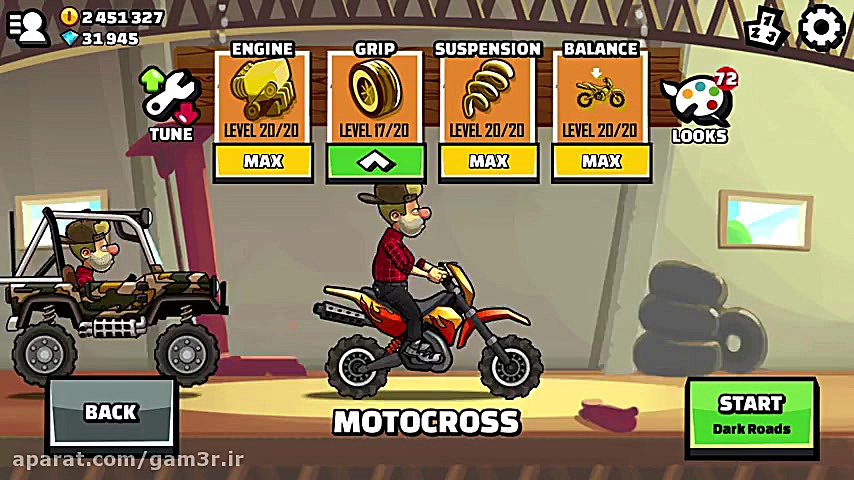 تریلر بازی Hill Climb Racing 2