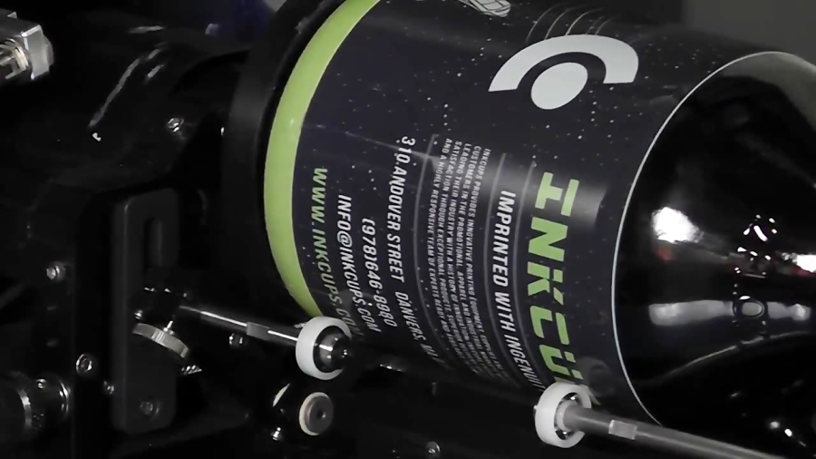 Helix Rotary Inkjet Printer for Glassware, Bottles, and Cans