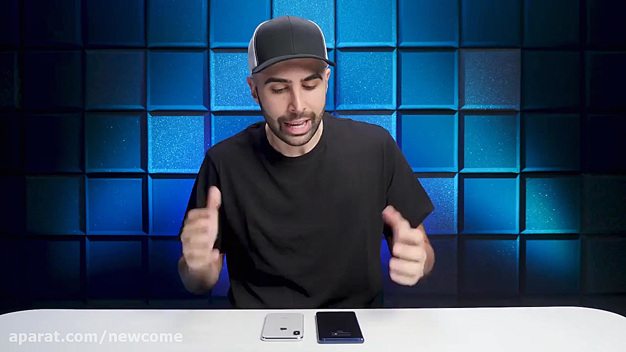 تست مقاومت گلکسی نوت 9 با آیفو...