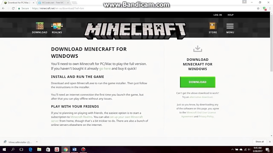 របៀប Download Minecraft java Free