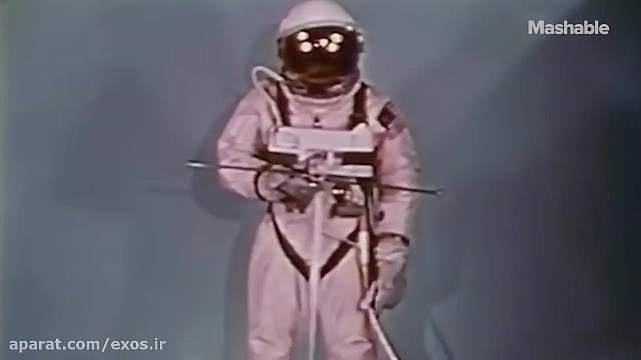نخستین لباس فضایی برای راهپیما...