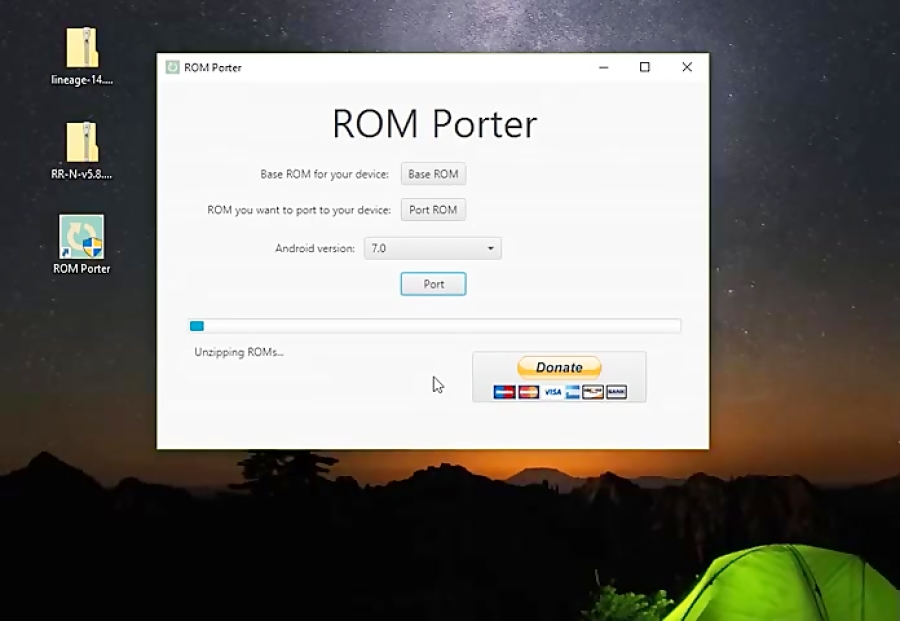 How to use ROM Porter 2