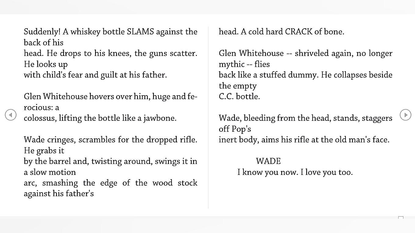 113 Affliction (1997)scenario...