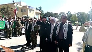 صبحگاه رزمایش بسیجیان عاشورایی...