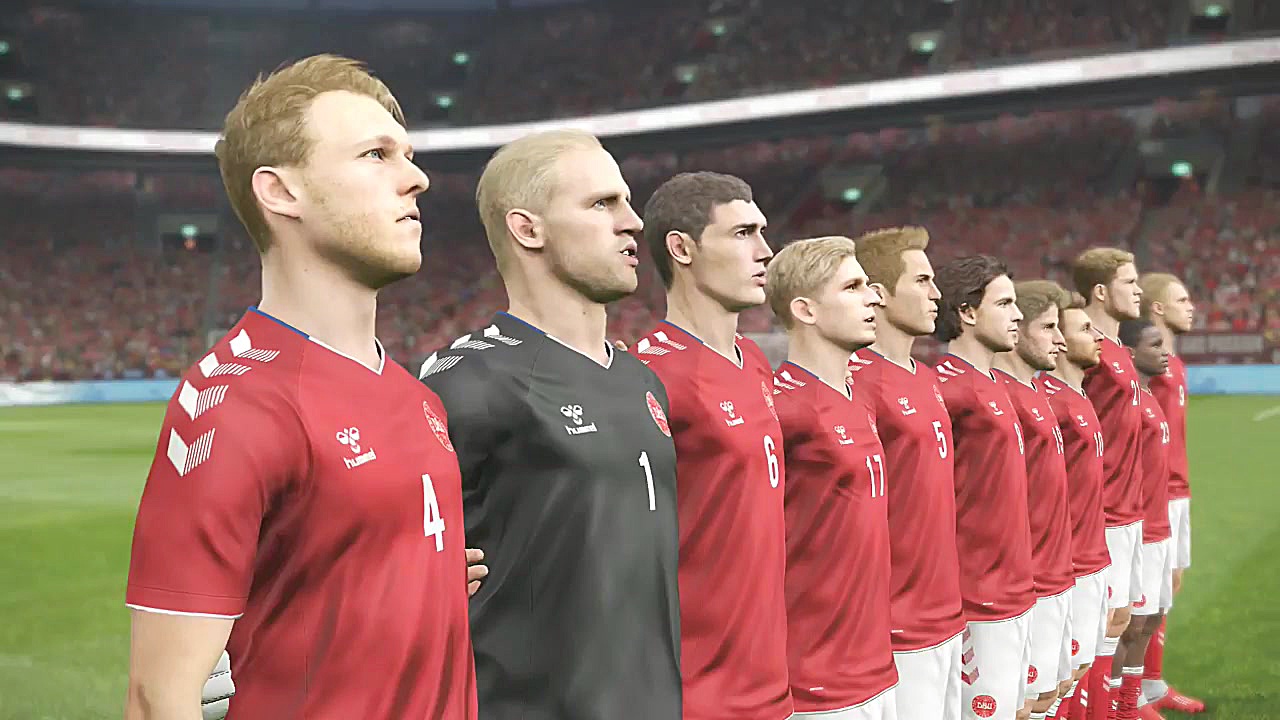 pes 2019 گیم پلی دانمارک و اسل...