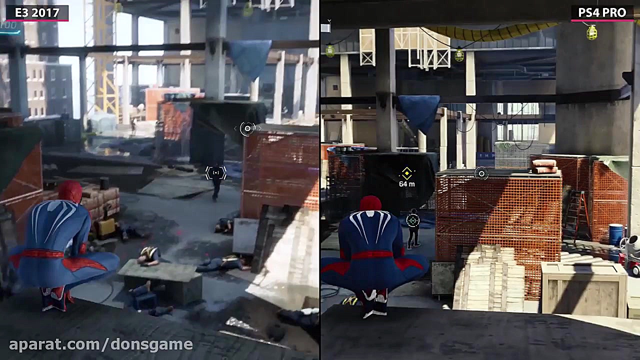 مقایسه بازی Spider Man در تریل...