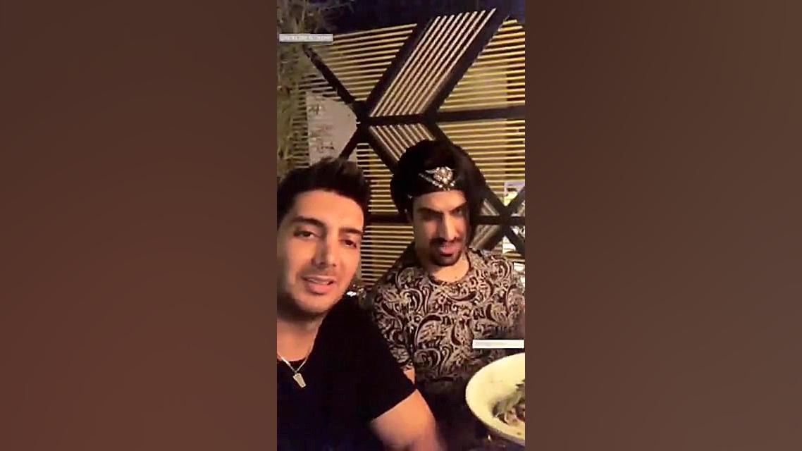 رهام در رستوران فرزاد فرزین