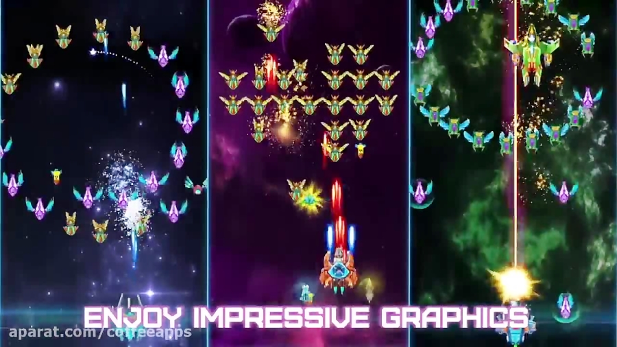 بازی اکشن Galaxy Attack: Alien Shooter
