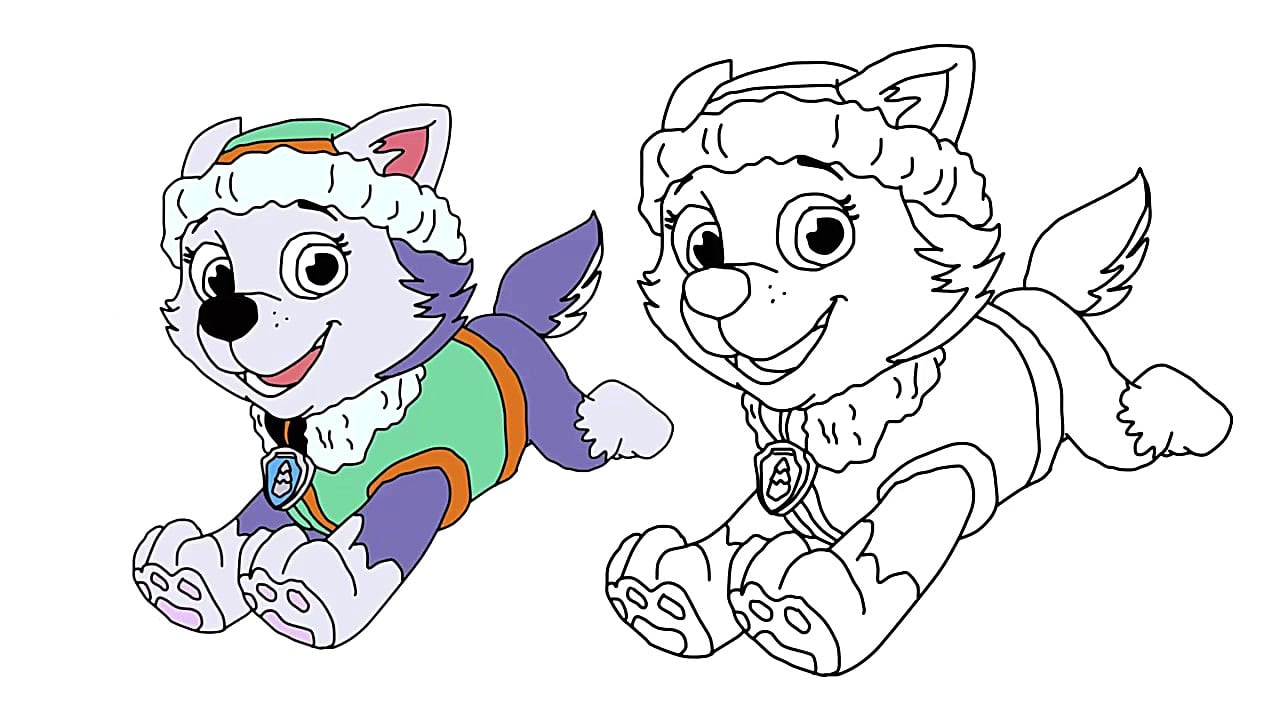 How to Draw Rubble face from PAW Patrol - Very Easy ! HDE