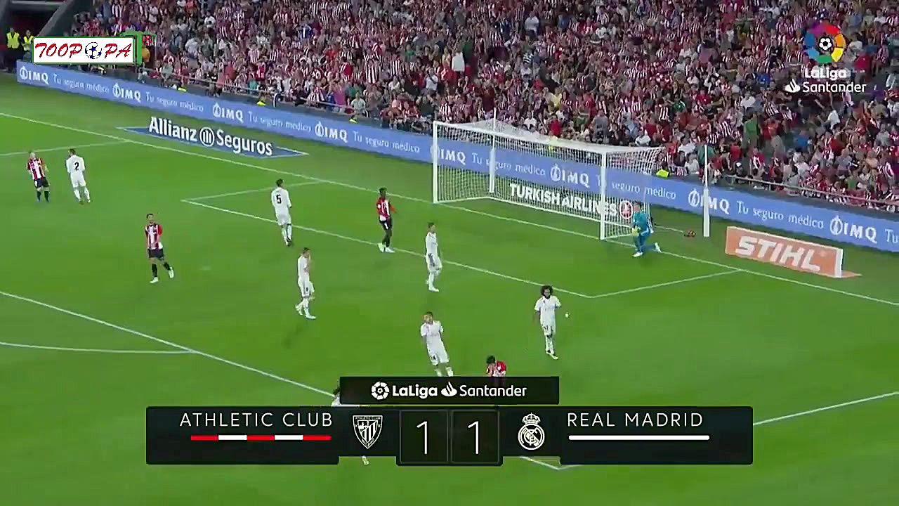 خلاصه بازی بیلبائو 1 1 رئال ما...