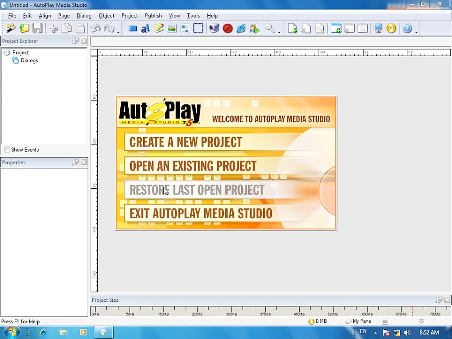 How to create login form in Autoplay Media Studio 8