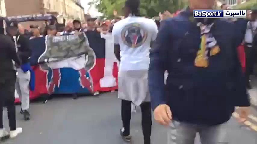 حضور پرشور هواداران پاری سن ژر...